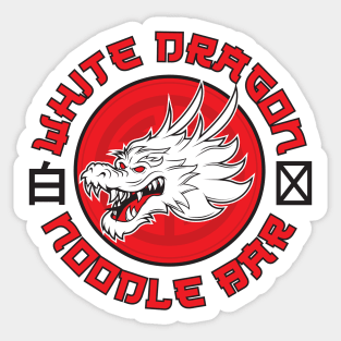 White Dragon Noodle Bar Sticker